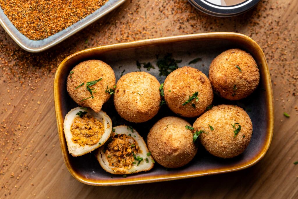 croquettes on plate