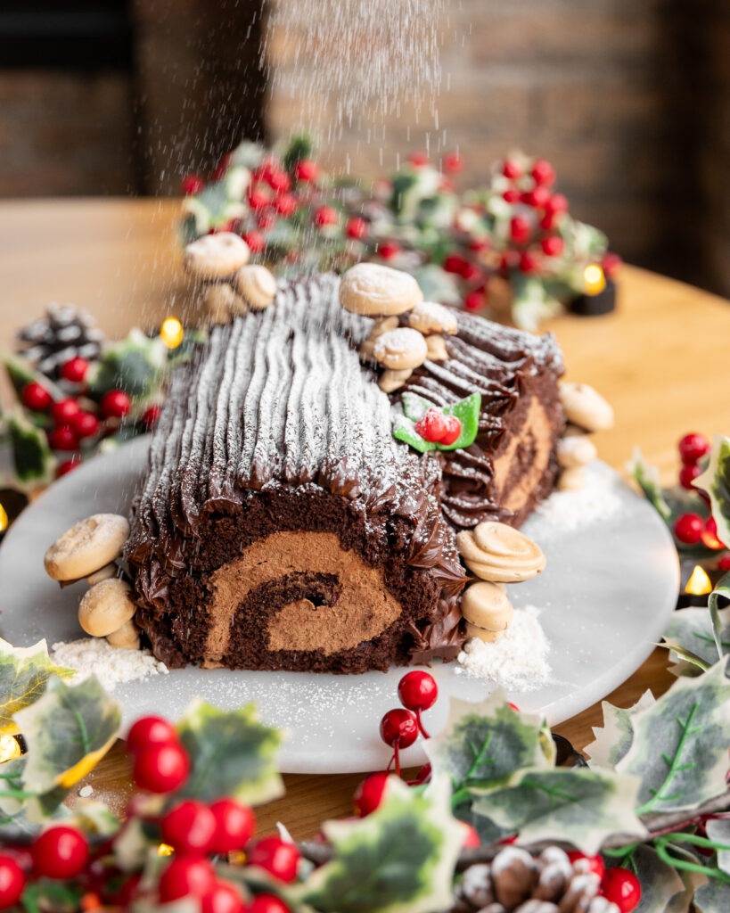 yule log cake